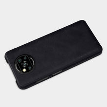 Заредете изображение във визуализатора на галерията – Nillkin Qin original leather case cover for Xiaomi Poco X3 NFC / Poco X3 Pro black - TopMag

