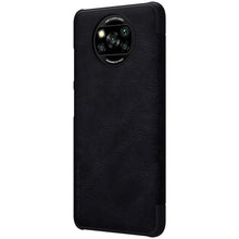 Заредете изображение във визуализатора на галерията – Nillkin Qin original leather case cover for Xiaomi Poco X3 NFC / Poco X3 Pro black - TopMag
