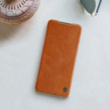 Заредете изображение във визуализатора на галерията – Nillkin Qin leather holster cover for Xiaomi Poco X3 NFC / Poco X3 Pro brown - TopMag
