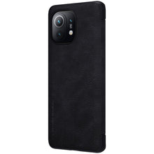 Заредете изображение във визуализатора на галерията – Nillkin Qin original leather case cover for Xiaomi Mi 11 black - TopMag
