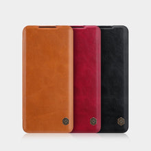 Заредете изображение във визуализатора на галерията – Nillkin Qin original leather case cover for Xiaomi Mi 11 black - TopMag
