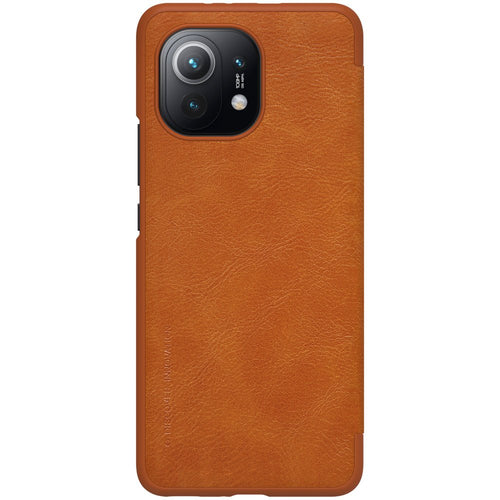 Nillkin Qin original leather case cover for Xiaomi Mi 11 brown - TopMag