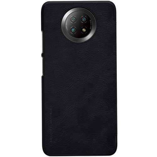 Nillkin Qin original leather case cover for Xiaomi Redmi Note 9T 5G black - TopMag