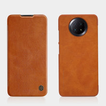 Заредете изображение във визуализатора на галерията – Nillkin Qin original leather case cover for Xiaomi Redmi Note 9T 5G brown - TopMag
