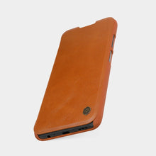Заредете изображение във визуализатора на галерията – Nillkin Qin original leather case cover for Xiaomi Redmi Note 9T 5G brown - TopMag
