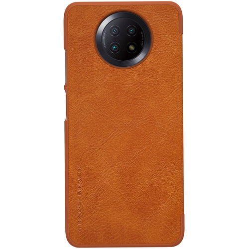 Nillkin Qin original leather case cover for Xiaomi Redmi Note 9T 5G brown - TopMag