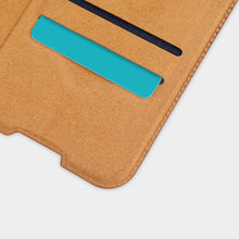 Заредете изображение във визуализатора на галерията – Nillkin Qin original leather case cover for Xiaomi Redmi Note 9T 5G brown - TopMag
