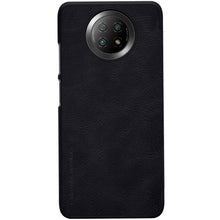 Заредете изображение във визуализатора на галерията – Nillkin Qin original leather case cover for Xiaomi Redmi Note 9T 5G black - TopMag
