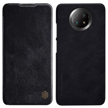 Заредете изображение във визуализатора на галерията – Nillkin Qin original leather case cover for Xiaomi Redmi Note 9T 5G black - TopMag
