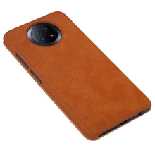 Заредете изображение във визуализатора на галерията – Nillkin Qin original leather case cover for Xiaomi Redmi Note 9T 5G brown - TopMag
