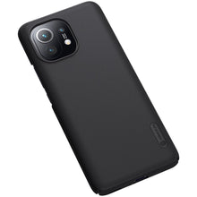 Заредете изображение във визуализатора на галерията – Nillkin Super Frosted Shield Case + kickstand for Xiaomi Mi 11 black - TopMag
