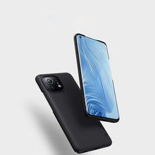 Заредете изображение във визуализатора на галерията – Nillkin Super Frosted Shield Case + kickstand for Xiaomi Mi 11 black - TopMag
