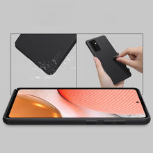 Заредете изображение във визуализатора на галерията – Nillkin Super Frosted Shield Case + kickstand for Samsung Galaxy A72 4G black - TopMag
