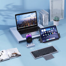 Заредете изображение във визуализатора на галерията – Dux Ducis OK Series wireless Bluetooth keyboard with touchpad - black
