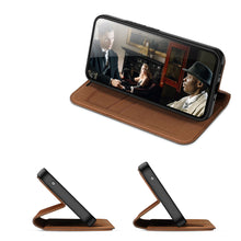 Заредете изображение във визуализатора на галерията – Dux Ducis Skin X2 case for Samsung Galaxy A34 5G flip cover wallet stand brown
