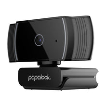 Заредете изображение във визуализатора на галерията – Papalook Full HD 1080p webcam with microphone for laptop monitor computer black (AF925) - TopMag
