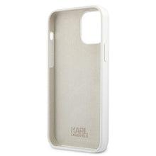Заредете изображение във визуализатора на галерията – Karl Lagerfeld KLHCP12SSLKHWH iPhone 12 mini 5,4" biały/white hardcase Silicone Karl`s Head - TopMag
