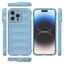 Заредете изображение във визуализатора на галерията – Magic Shield Case case for iPhone 14 Pro Max flexible armored case light blue
