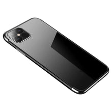 Заредете изображение във визуализатора на галерията – Clear Color Case Gel TPU Electroplating frame Cover for Xiaomi Mi 11 black - TopMag
