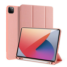Заредете изображение във визуализатора на галерията – DUX DUCIS Domo Tablet Cover with Multi-angle Stand and Smart Sleep Function for iPad Pro 11'' 2021 pink - TopMag
