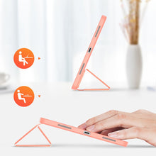 Заредете изображение във визуализатора на галерията – DUX DUCIS Domo Tablet Cover with Multi-angle Stand and Smart Sleep Function for iPad Pro 11'' 2021 pink - TopMag
