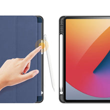 Заредете изображение във визуализатора на галерията – DUX DUCIS Domo Tablet Cover with Multi-angle Stand and Smart Sleep Function for iPad Pro 11'' 2021 blue - TopMag
