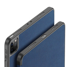 Заредете изображение във визуализатора на галерията – DUX DUCIS Domo Tablet Cover with Multi-angle Stand and Smart Sleep Function for iPad Pro 11'' 2021 blue - TopMag
