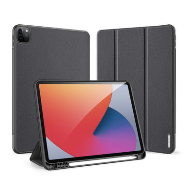 DUX DUCIS Domo Tablet Cover with Multi-angle Stand and Smart Sleep Function for iPad Pro 11'' 2020/2021 black - TopMag