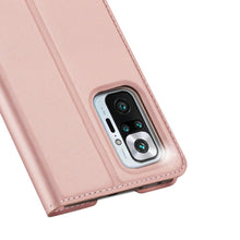 Заредете изображение във визуализатора на галерията – DUX DUCIS Skin Pro Bookcase type case for Xiaomi Redmi Note 10 Pro pink - TopMag

