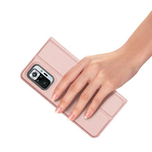 Заредете изображение във визуализатора на галерията – DUX DUCIS Skin Pro Bookcase type case for Xiaomi Redmi Note 10 Pro pink - TopMag

