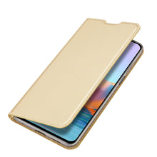 Заредете изображение във визуализатора на галерията – DUX DUCIS Skin Pro Bookcase type case for Xiaomi Redmi Note 10 Pro golden - TopMag
