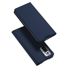 Заредете изображение във визуализатора на галерията – DUX DUCIS Skin Pro Bookcase type case for Xiaomi Redmi Note 10 Pro blue - TopMag

