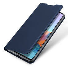 Заредете изображение във визуализатора на галерията – DUX DUCIS Skin Pro Bookcase type case for Xiaomi Redmi Note 10 Pro blue - TopMag
