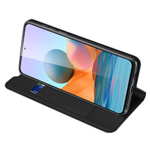 Заредете изображение във визуализатора на галерията – DUX DUCIS Skin Pro Bookcase type case for Xiaomi Redmi Note 10 Pro black - TopMag
