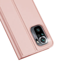 Заредете изображение във визуализатора на галерията – DUX DUCIS Skin Pro Bookcase type case for Xiaomi Redmi Note 10 / Redmi Note 10S pink - TopMag
