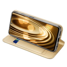 Заредете изображение във визуализатора на галерията – DUX DUCIS Skin Pro Bookcase type case for Xiaomi Redmi Note 10 / Redmi Note 10S golden - TopMag
