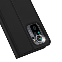 Заредете изображение във визуализатора на галерията – DUX DUCIS Skin Pro Bookcase type case for Xiaomi Redmi Note 10 / Redmi Note 10S black - TopMag

