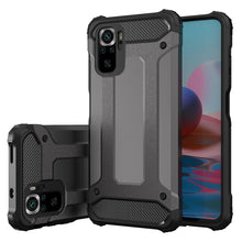 Заредете изображение във визуализатора на галерията – Hybrid Armor Case Tough Rugged Cover for Xiaomi Redmi Note 10 Pro silver - TopMag
