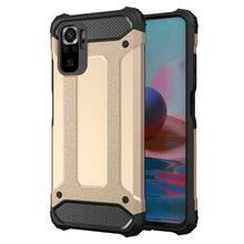 Заредете изображение във визуализатора на галерията – Hybrid Armor Case Tough Rugged Cover for Xiaomi Redmi Note 10 Pro golden - TopMag
