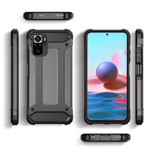 Заредете изображение във визуализатора на галерията – Hybrid Armor Case Tough Rugged Cover for Xiaomi Redmi Note 10 / Redmi Note 10S blue - TopMag
