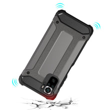 Заредете изображение във визуализатора на галерията – Hybrid Armor Case Tough Rugged Cover for Xiaomi Redmi Note 10 / Redmi Note 10S black - TopMag
