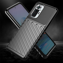 Заредете изображение във визуализатора на галерията – Thunder Case Flexible Tough Rugged Cover TPU Case for Xiaomi Redmi Note 10 Pro black - TopMag
