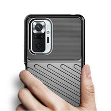 Заредете изображение във визуализатора на галерията – Thunder Case Flexible Tough Rugged Cover TPU Case for Xiaomi Redmi Note 10 Pro black - TopMag
