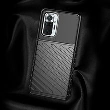Заредете изображение във визуализатора на галерията – Thunder Case Flexible Tough Rugged Cover TPU Case for Xiaomi Redmi Note 10 Pro black - TopMag
