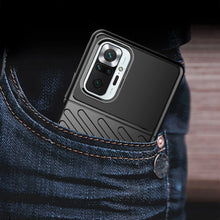 Заредете изображение във визуализатора на галерията – Thunder Case Flexible Tough Rugged Cover TPU Case for Xiaomi Redmi Note 10 Pro black - TopMag

