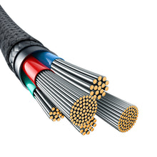 Заредете изображение във визуализатора на галерията – USB C cable - Lightning Baseus Unbreakable 20W 480Mbps 2m - black
