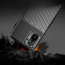 Заредете изображение във визуализатора на галерията – Thunder Case Flexible Tough Rugged Cover TPU Case for Xiaomi Redmi Note 10 / Redmi Note 10S black - TopMag
