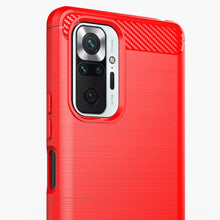 Заредете изображение във визуализатора на галерията – Carbon Case Flexible Cover Sleeve for Xiaomi Redmi Note 10 Pro black - TopMag
