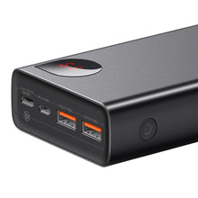 Заредете изображение във визуализатора на галерията – Baseus Adaman powerbank 2x USB / 1x USB Type C / 1x micro USB 20000mAh 65W Quick Charge 4.0 Power Delivery black (PPIMDA-D01) - TopMag
