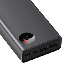 Заредете изображение във визуализатора на галерията – Baseus Adaman powerbank 2x USB / 1x USB Type C / 1x micro USB 20000mAh 65W Quick Charge 4.0 Power Delivery black (PPIMDA-D01) - TopMag
